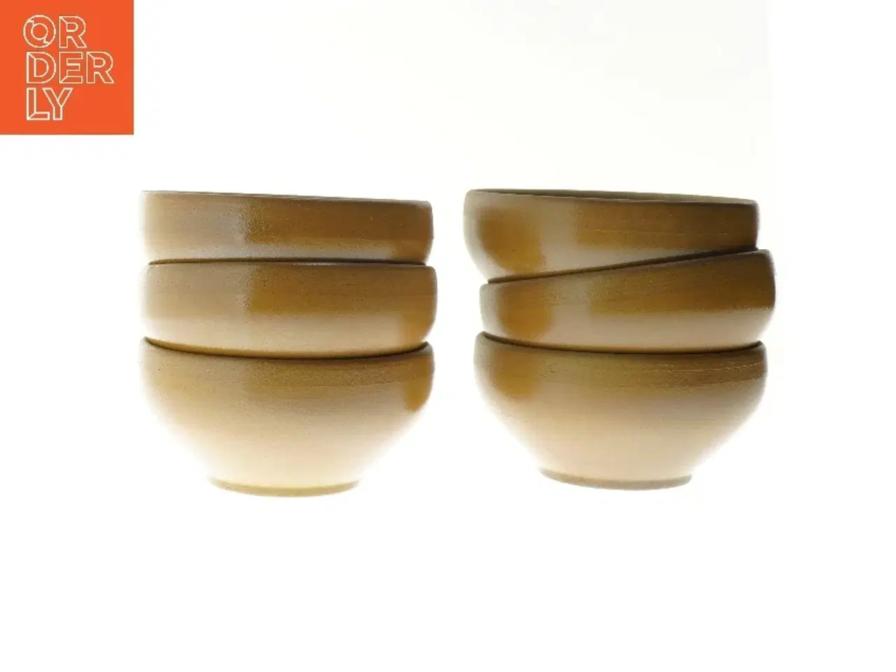 Billede 1 - Sæt af keramiske skåle (str. 6 stk Ø 15 cm)