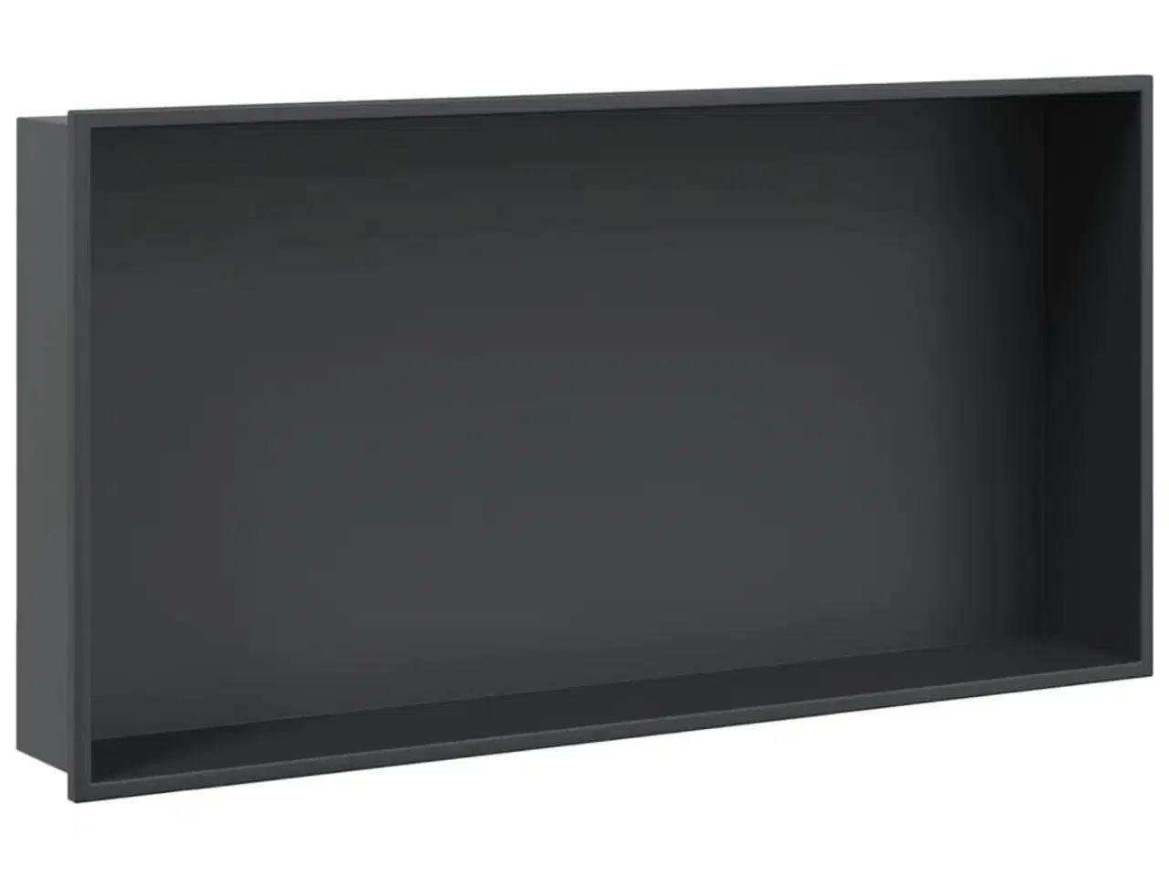 Billede 2 - Brusehylde 62x32x9 cm rustfrit stil matsort