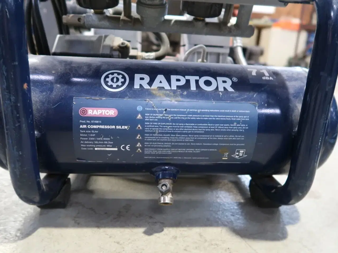 Billede 4 - Kompressor RAPTOR Air Silent