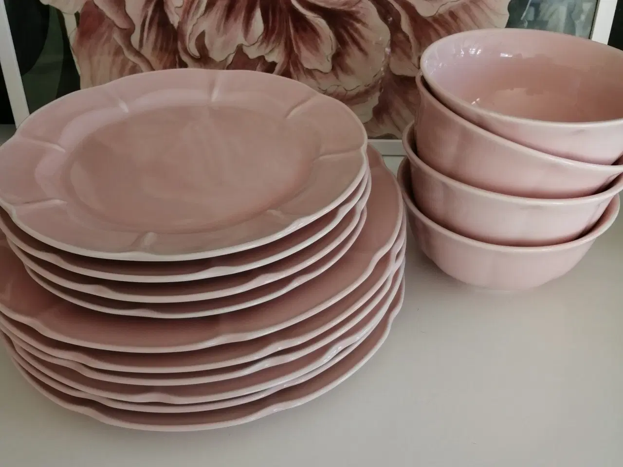 Billede 1 - Søholm rosa service 