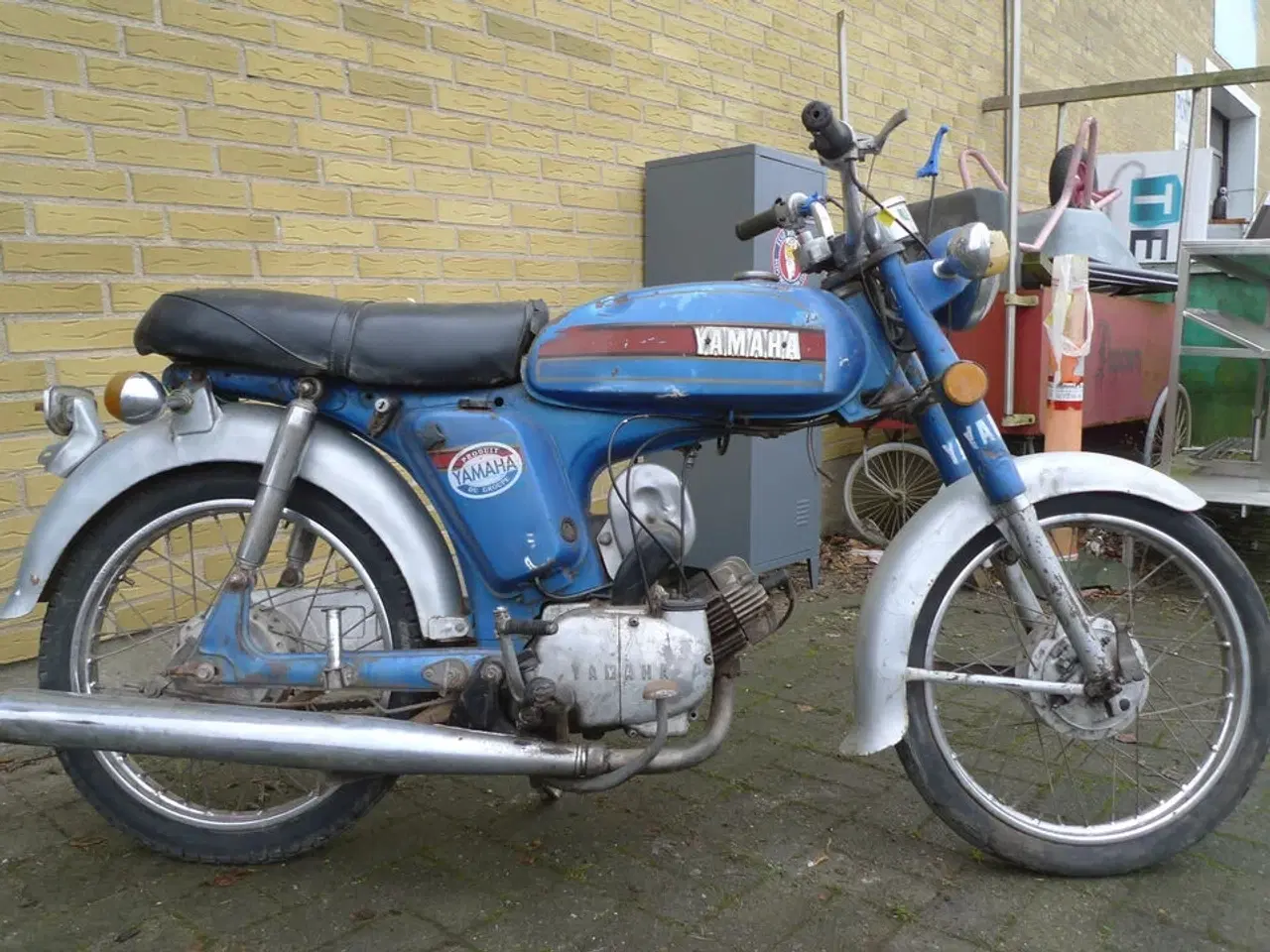 Billede 1 - Knallert, Yamaha m/drejeventil motor MOMSFRI