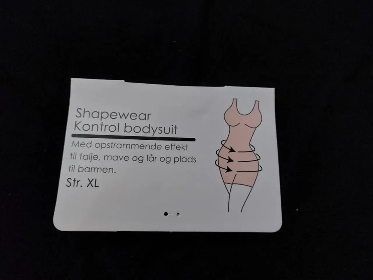 Billede 2 - Sort shapewear kontrol bodysuit, str. XL