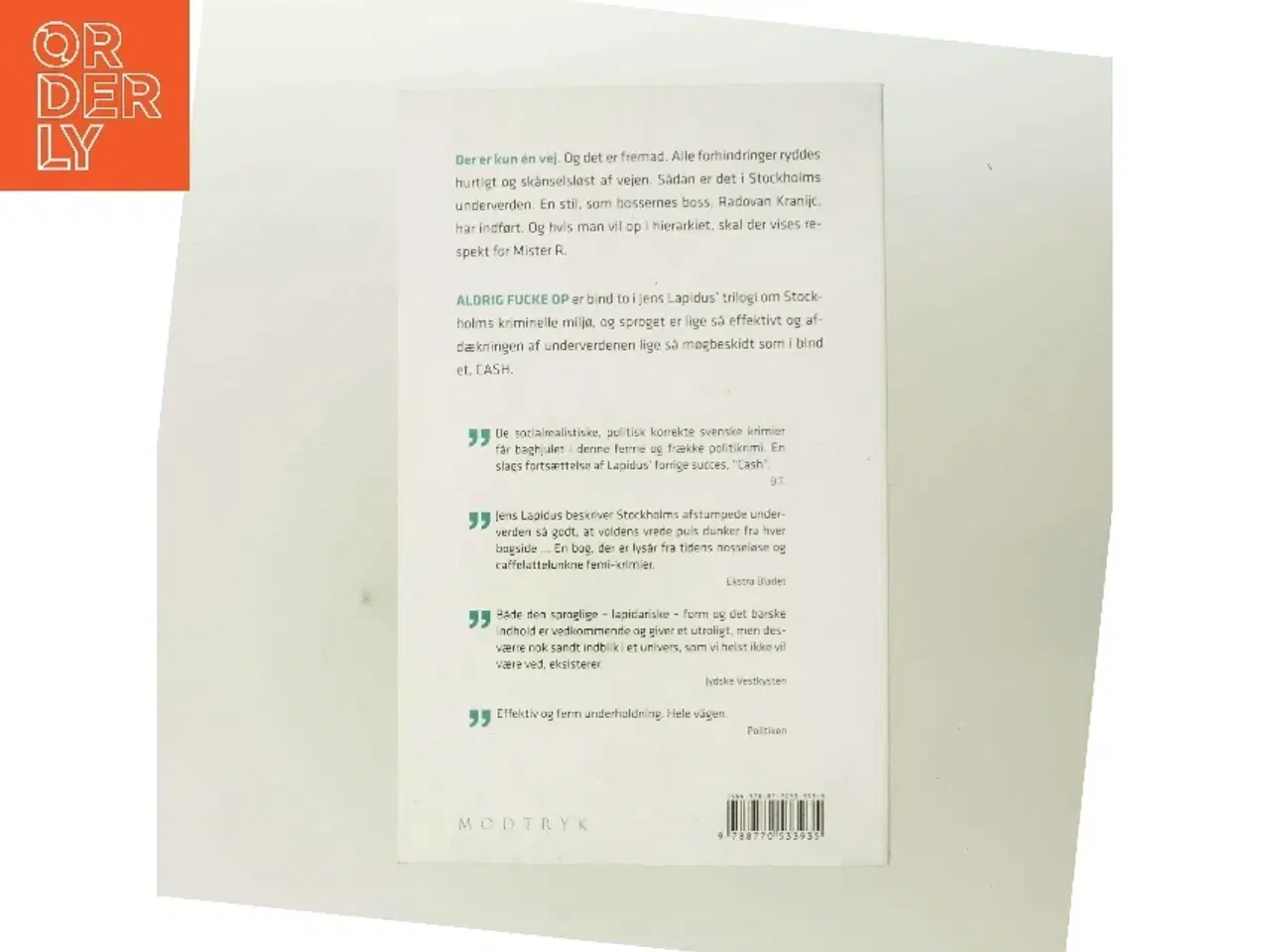 Billede 3 - Aldrig fucke op af Jens Lapidus (Bog)