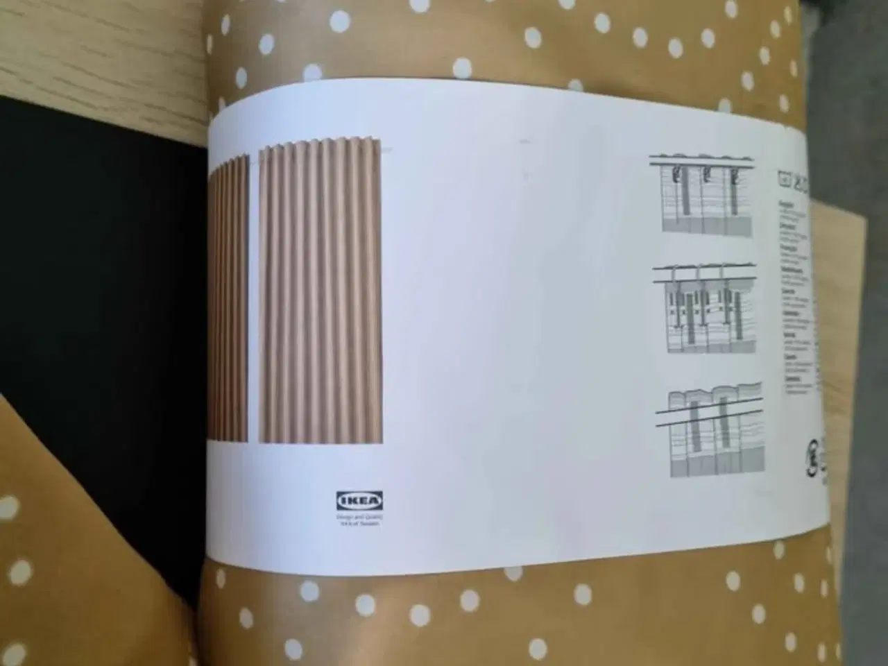 Billede 6 - 2 sæt Praktrøllika mørklægningsgardiner fra Ikea 