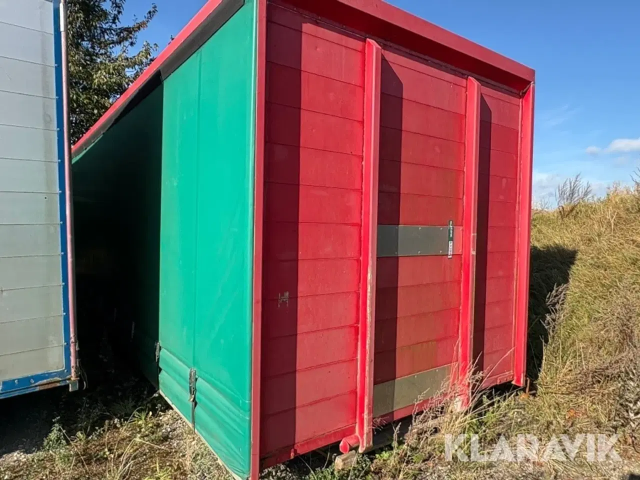 Billede 2 - Container wirehejs lukkede med pressening sider 2 Styk