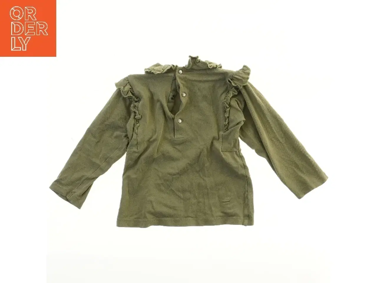 Billede 2 - Langærmet bluse med flæsedetaljer fra En Fant (str. 92)