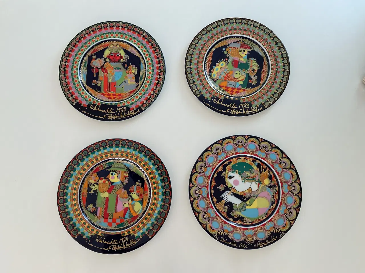 Billede 1 - Bjørn Wiinblad juleplatter