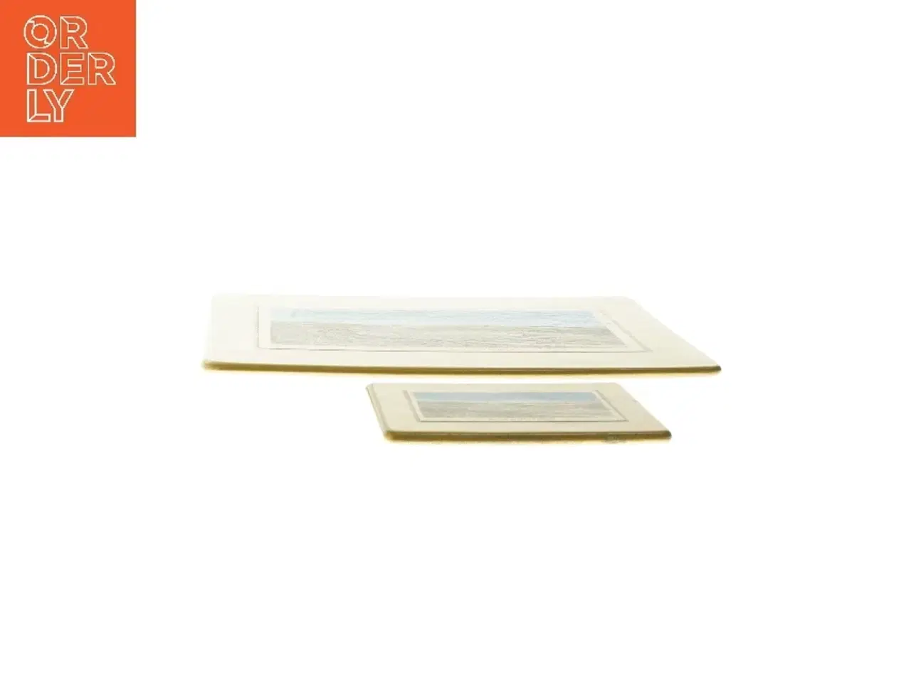 Billede 3 - Vintage borddkånere (str. 19,5x23,5 og 9x11 cm)