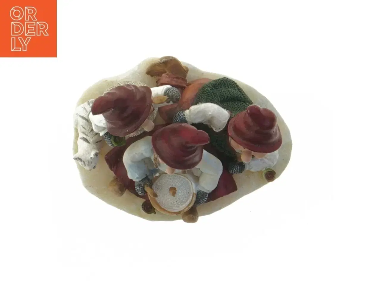 Billede 5 - Julenisse keramik dekoration (str. 10x11,5 cm)