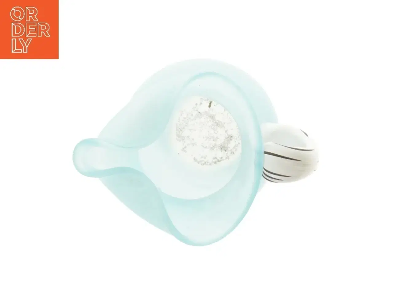 Billede 2 - Blå glas kande (str. 28,5 cm)