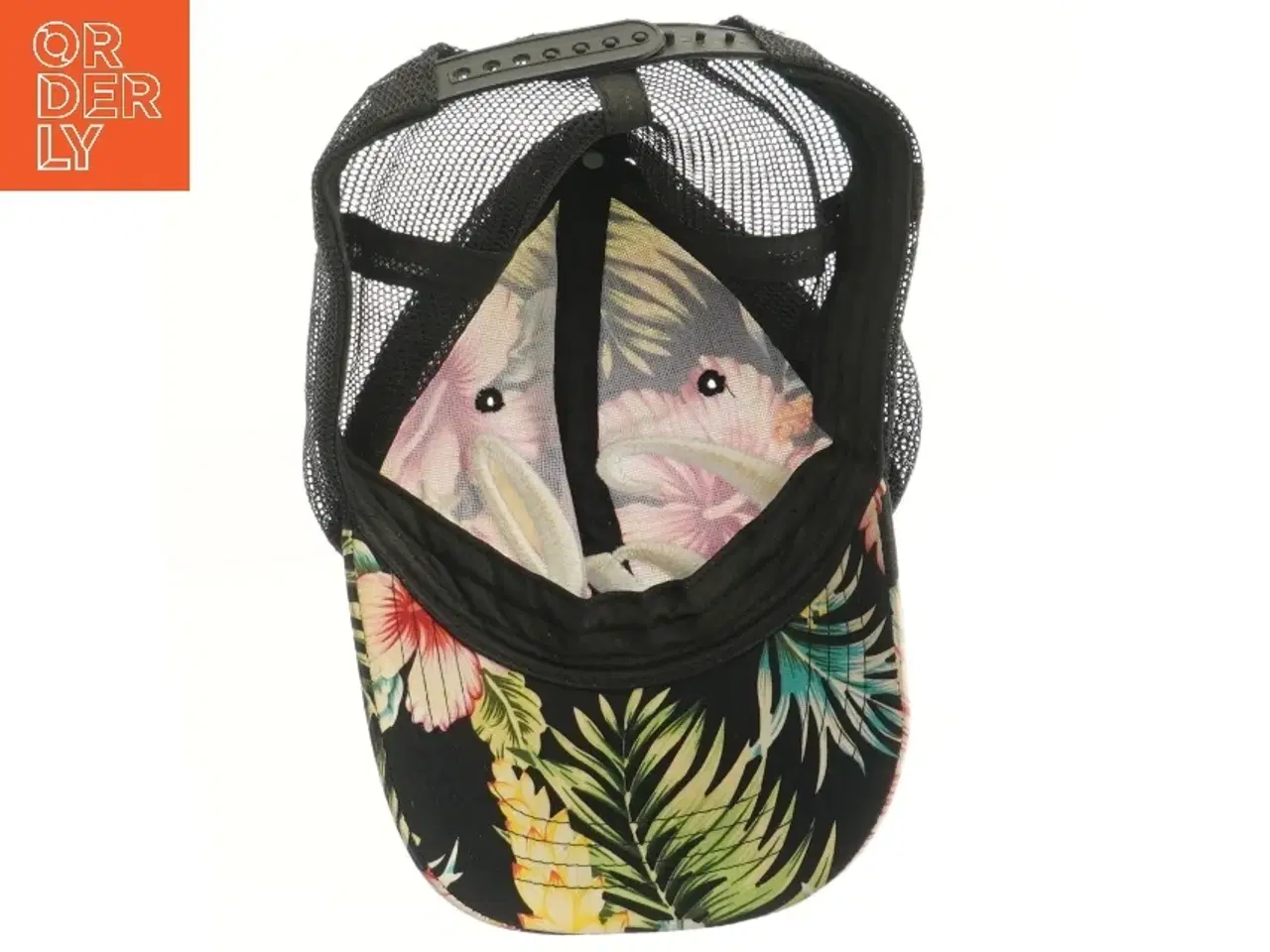 Billede 2 - Blomstret kasket (str. 20 cm)