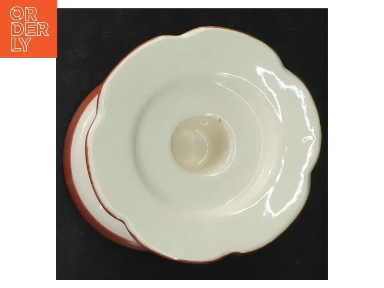 Billede 4 - Sæt af to dekorerede lysestager fra Horishin Potteries (str. 13 cm. og 9 cm)