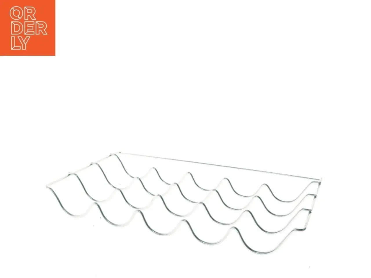 Billede 1 - Vinflaskeholder i metal (str. 50x31x5 cm)