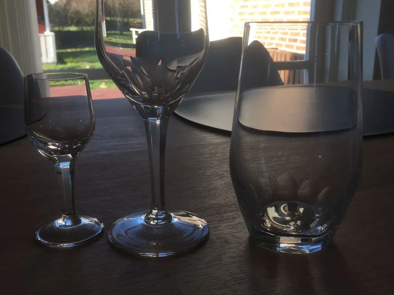 Billede 3 - Krystalglas,slebene, øl, vin mv.34stk.