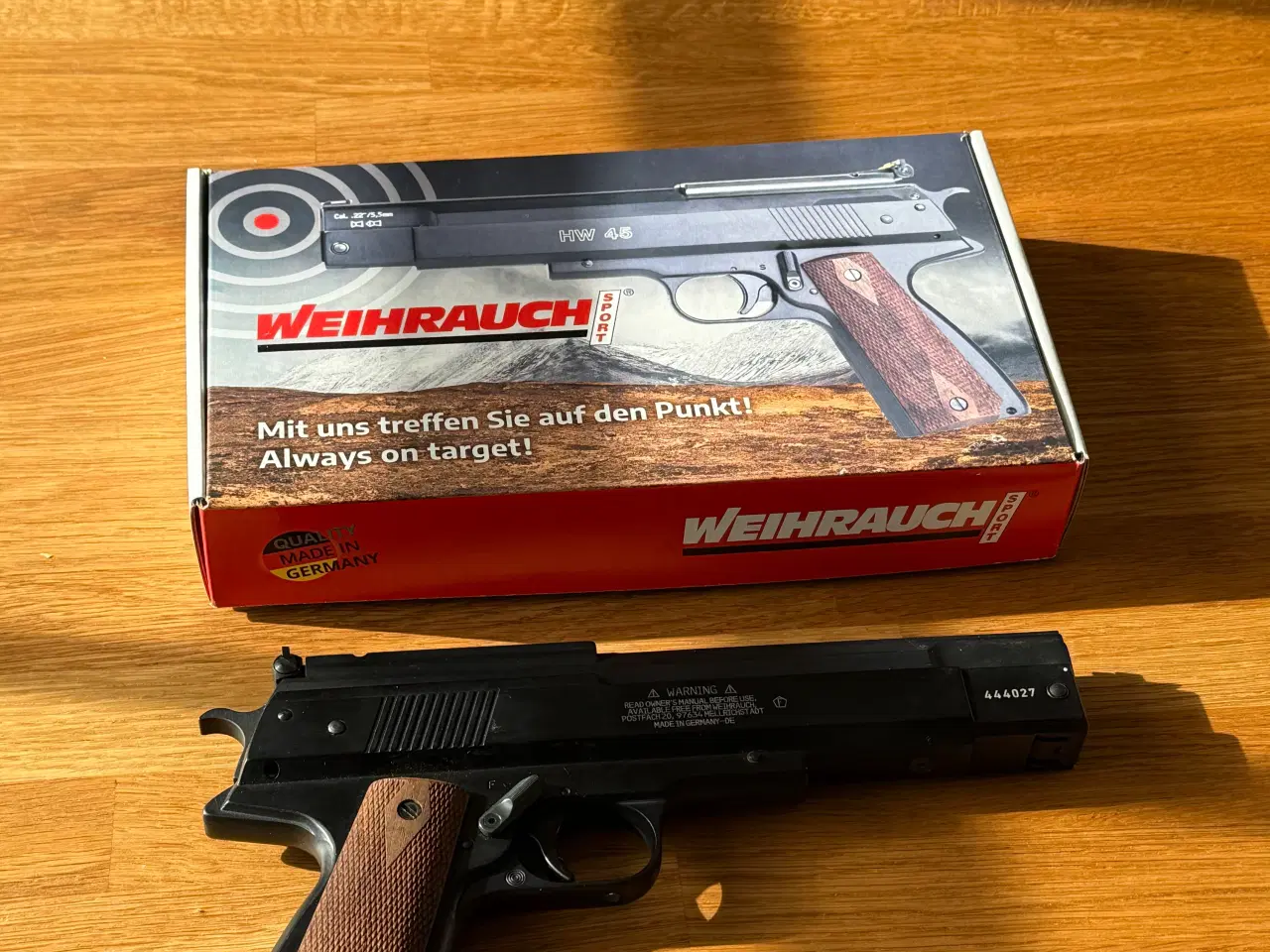 Billede 3 - Weihrauch HW45 Luftpistol