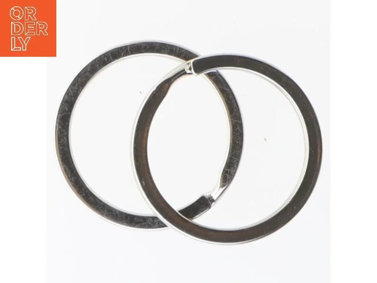 Billede 1 - Nøgleringe i metal (str. Ø 3,5 cm)