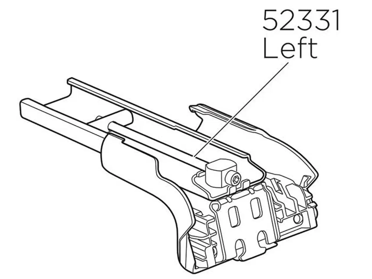 Billede 1 - Thule fod venstre WingBar 959 edge