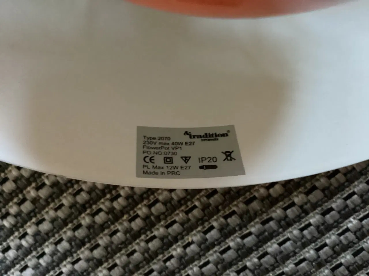 Billede 7 - Verner Panton pendel. VP1.