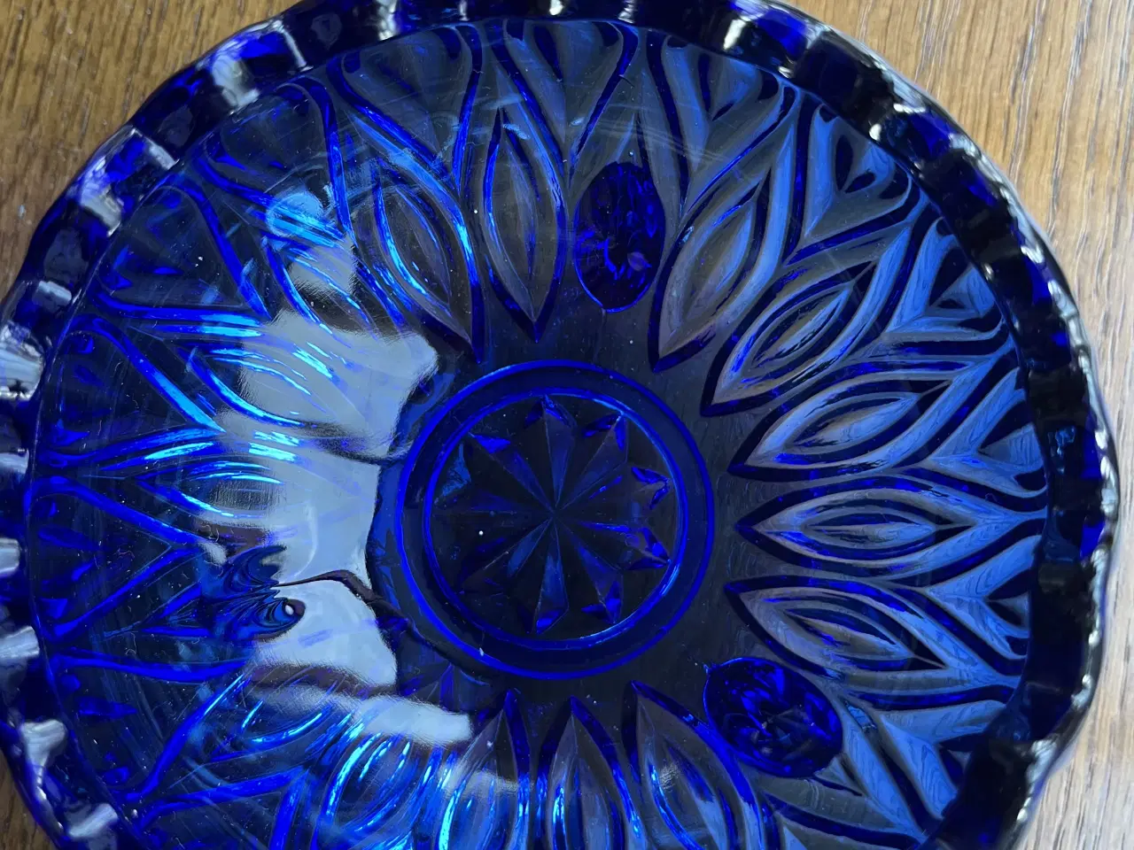 Billede 5 - 2 blå skåle i glas