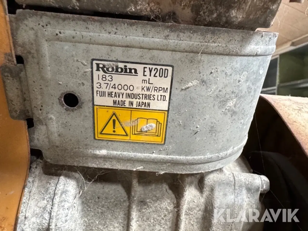 Billede 6 - Pladevibrator Robin EY20D