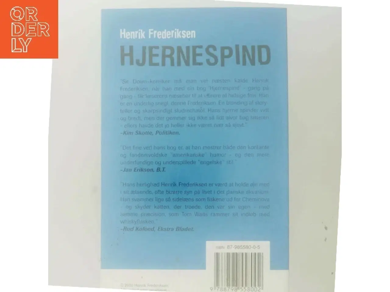 Billede 3 - Hjernespind af Henrik Frederiksen (Bog)