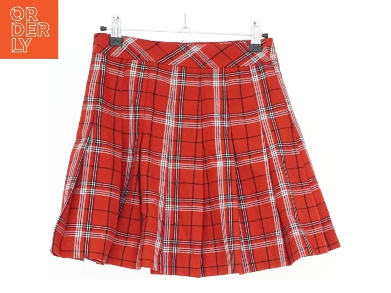 Billede 2 - Rød ternet nederdel fra H&M (str. S)