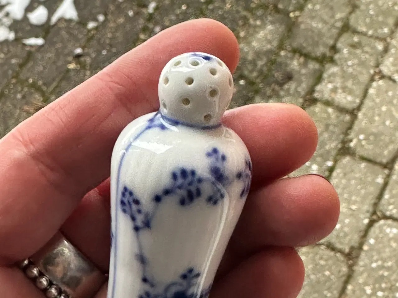 Billede 2 - 3 Royal Copenhagen musselmalede peberstrå/bøsser