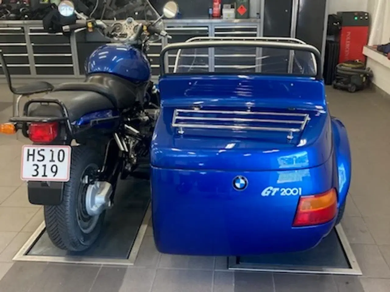 Billede 2 - BMW R 1100 med 2 pers EML 2001 sidevogn