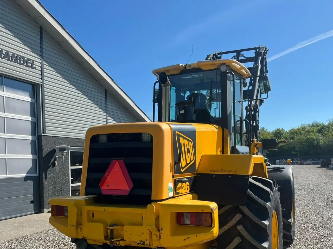 Billede 20 - JCB 426 med traktor dækmontering og hurtigskifte samt centralsmørring