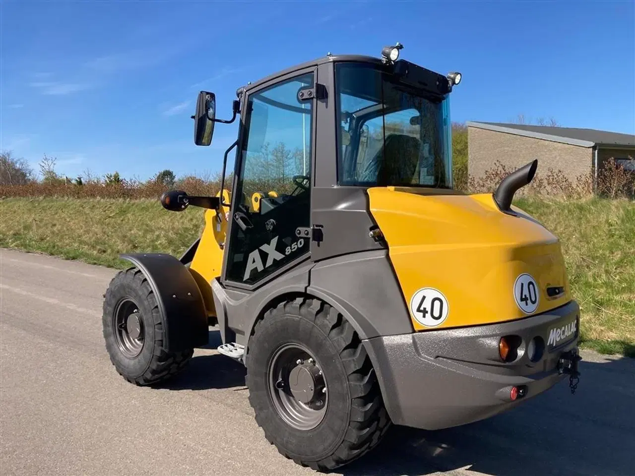 Billede 3 - Mecalac AX 850 Monobom med hydraulisk hurtigskift