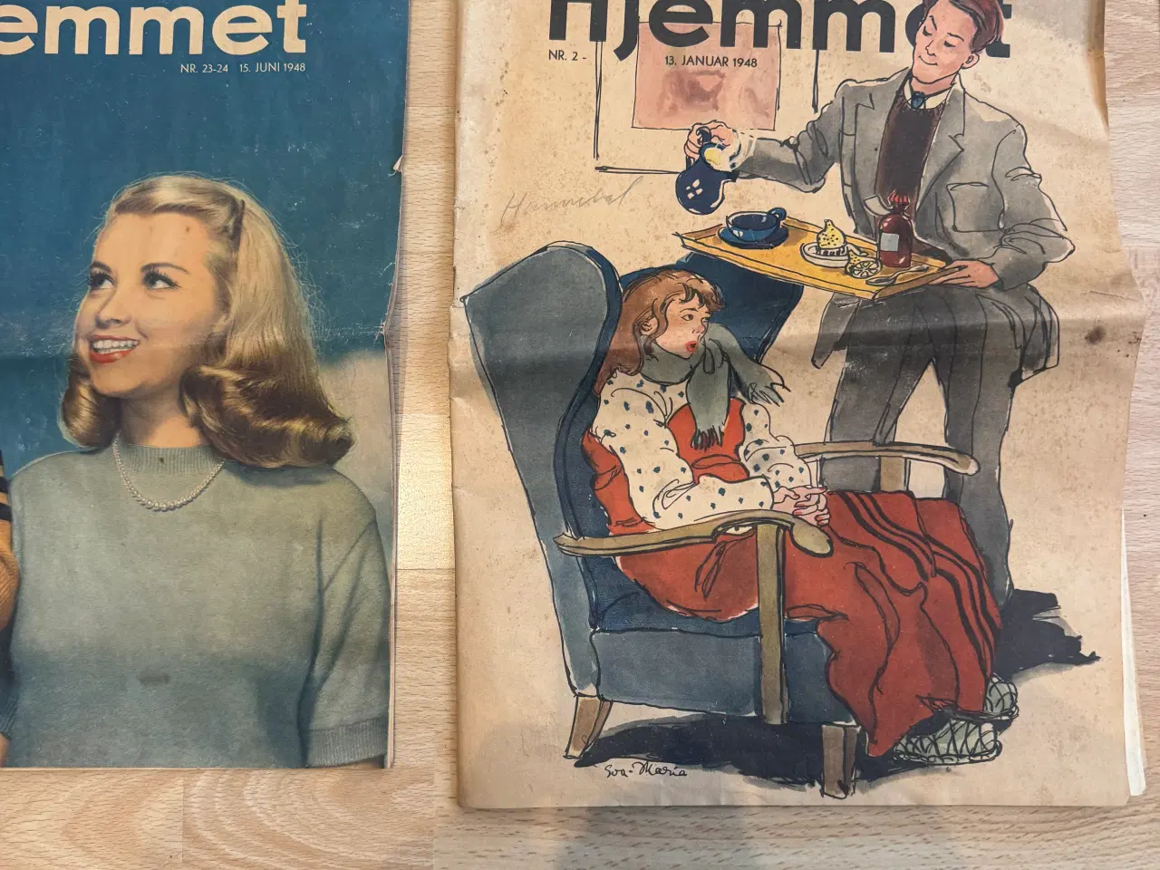 Billede 3 - gamle aviser og ugeblade