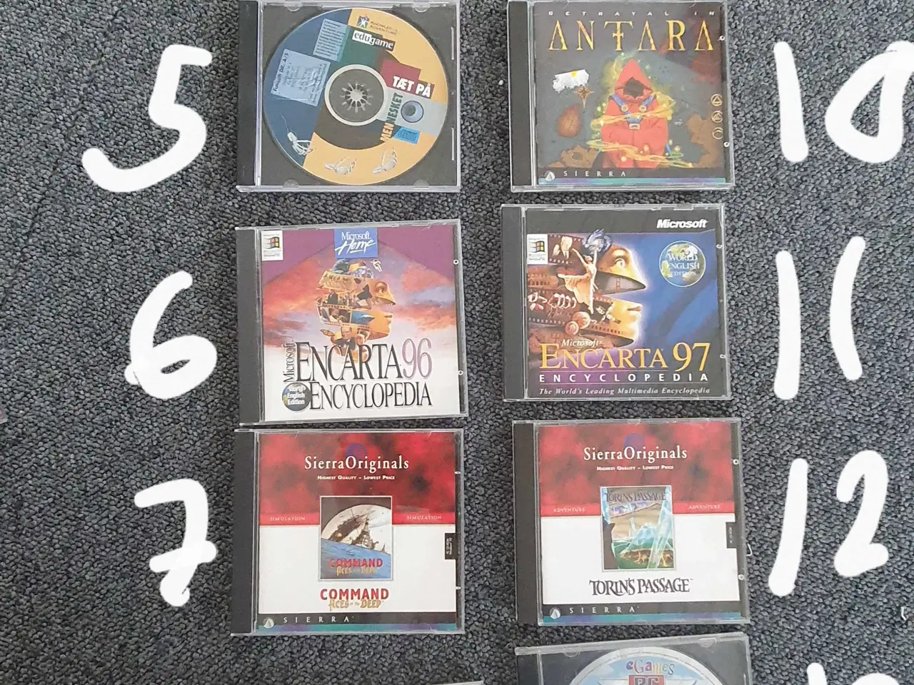 Billede 2 - Retro vintage Ældre pc spil, 9 stk 360kr