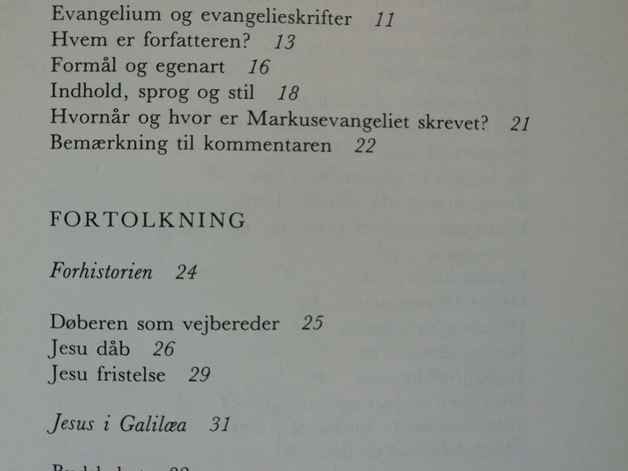 Billede 2 - markusevangeliet fortolket, af e. thestrup pederse