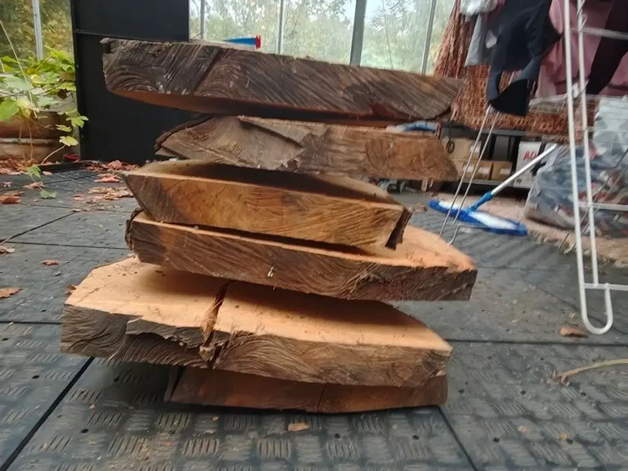 Billede 5 - 6 stk. Bøgetræsplanker str. 280 x 45 / 36 x 5,2