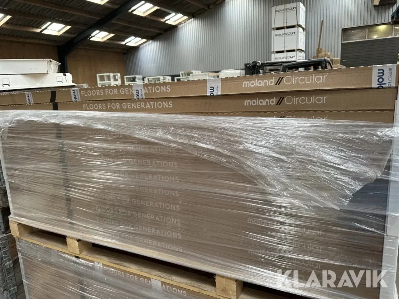 Billede 10 - Gulv Moland Pine Cork Plank Northern White - 104,64m2