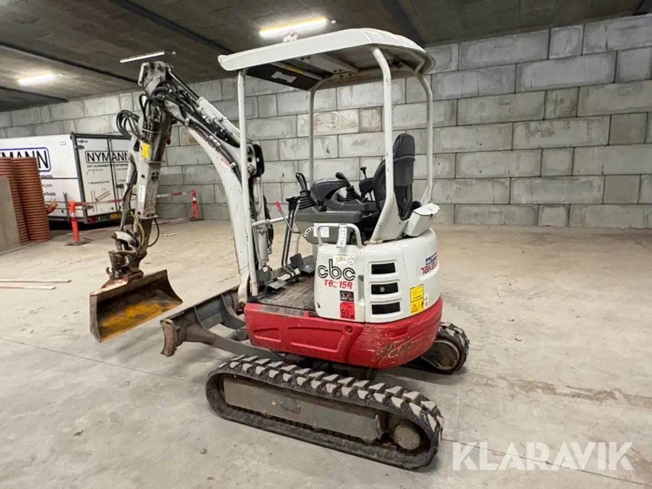 Billede 3 - Minigraver Takeuchi TB215R med 3 skovle