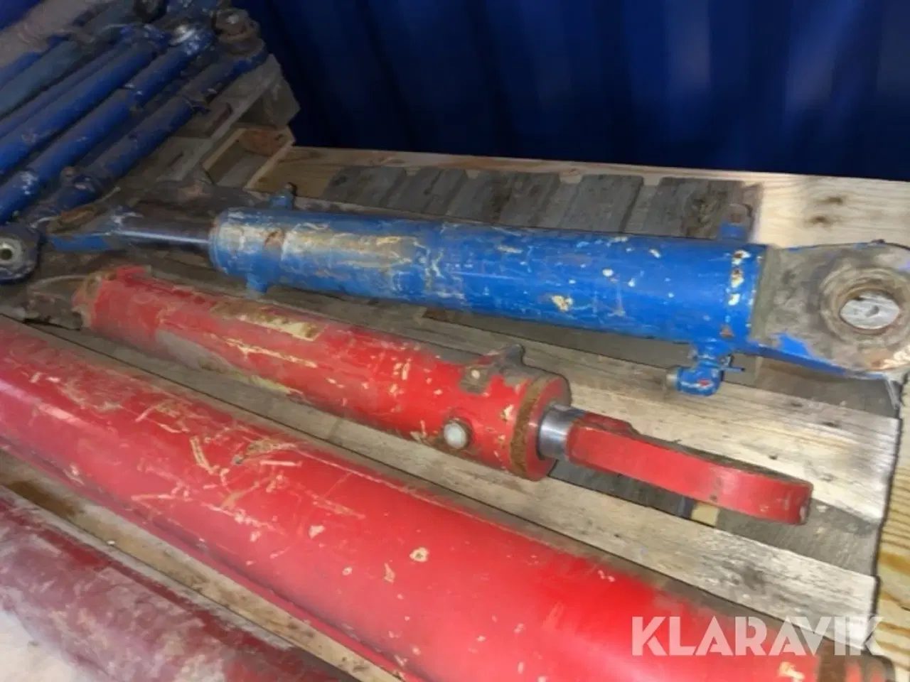 Billede 4 - Hydraulikcylindre dobbeltvirkende 4 styk