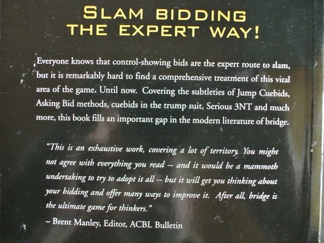 Billede 2 - cuebidding at bridge - a modern approach , by ken 