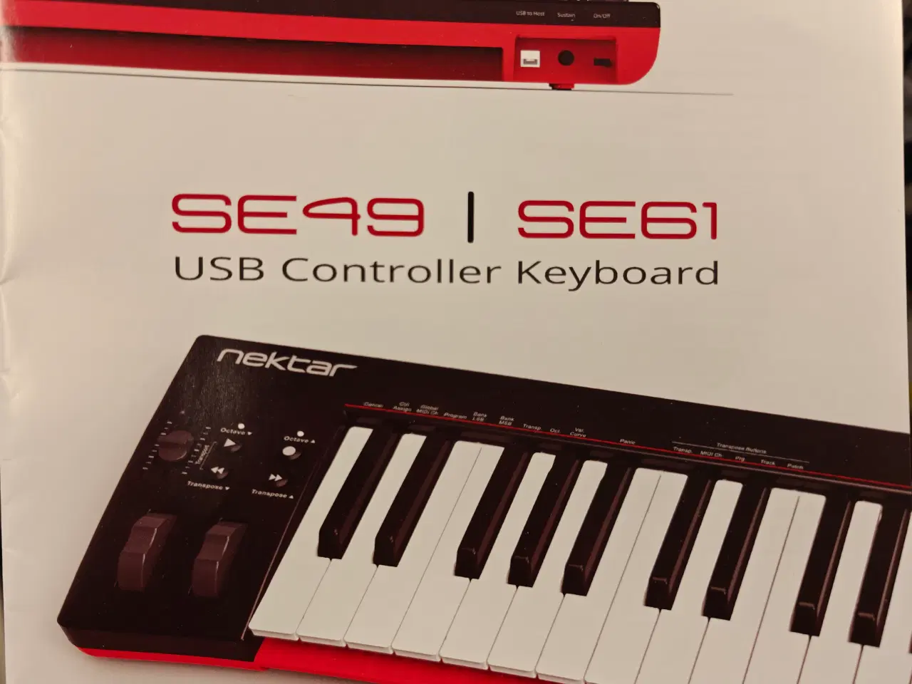 Billede 1 - Keyboard. USB. "Nektar"