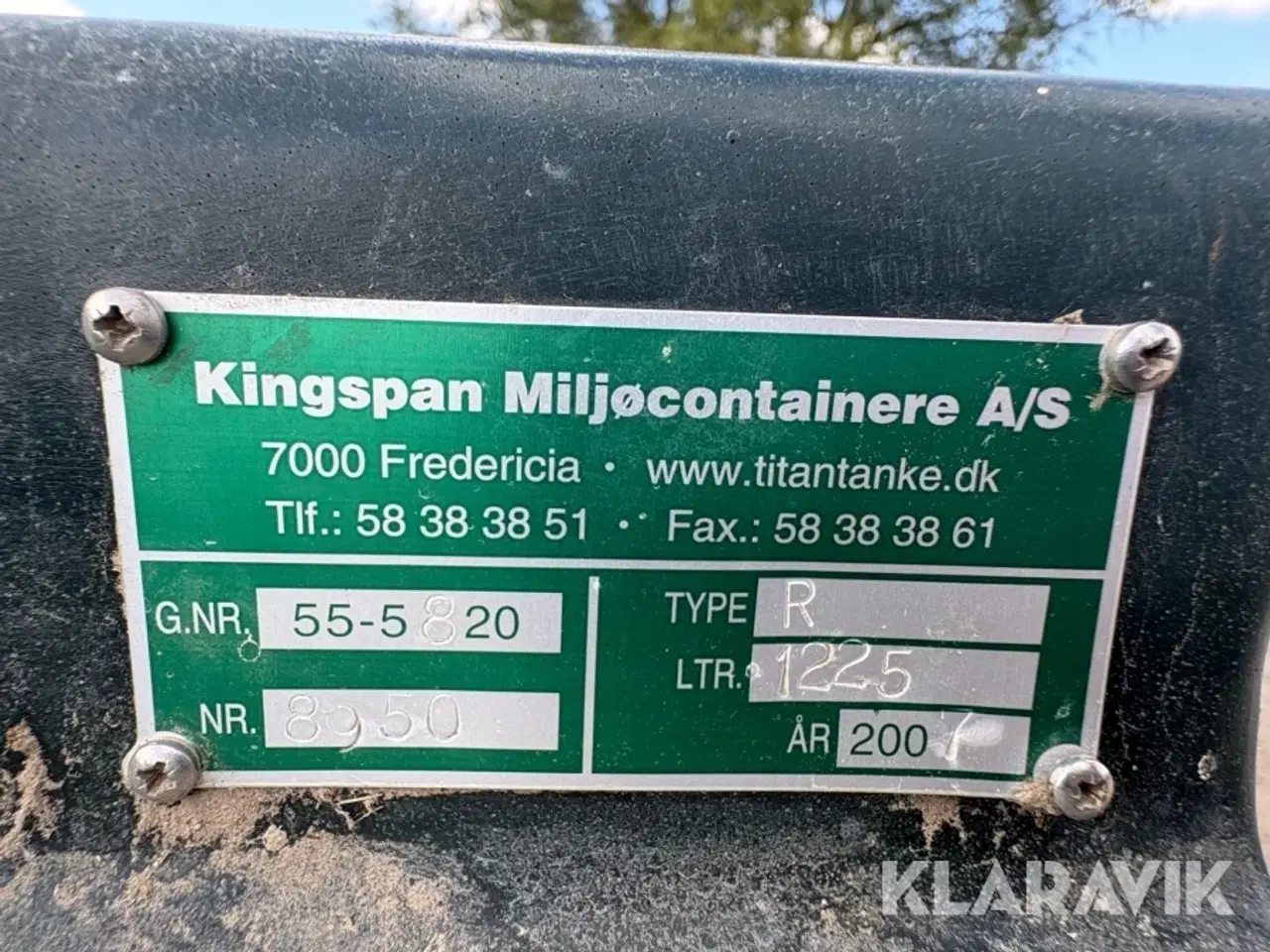 Billede 11 - Tank 1225 liter