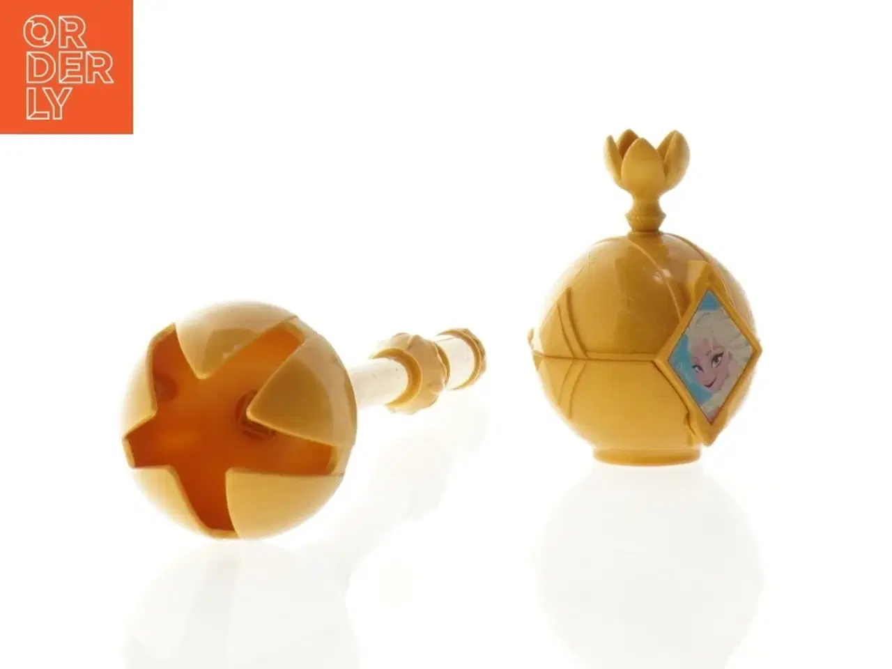 Billede 4 - Gul prinsessestav og scepter (str. 30 cm og 8 cm)