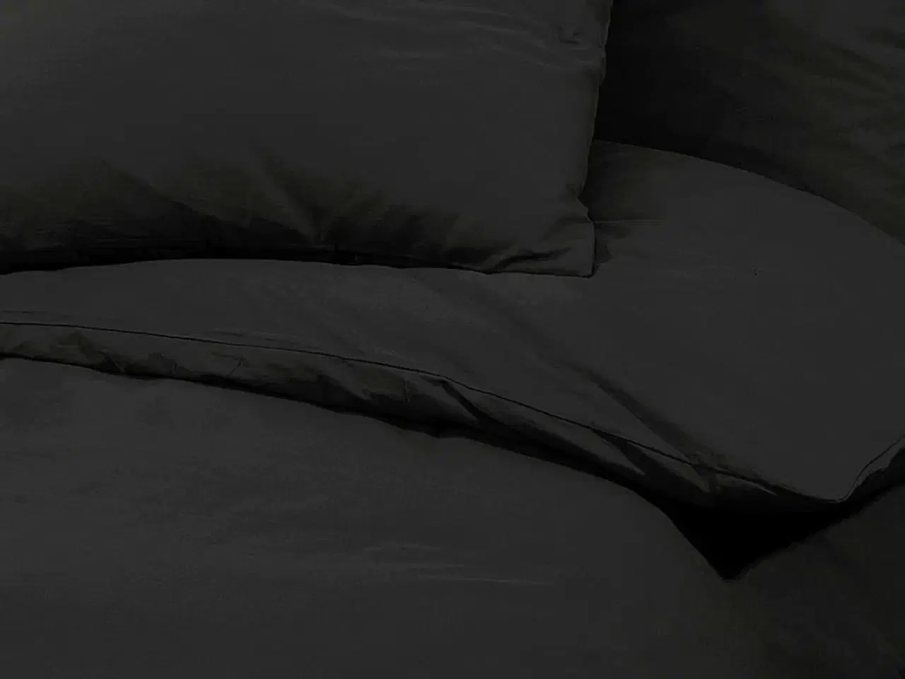 Billede 10 - Sengetøj 200x220 cm bomuld sort