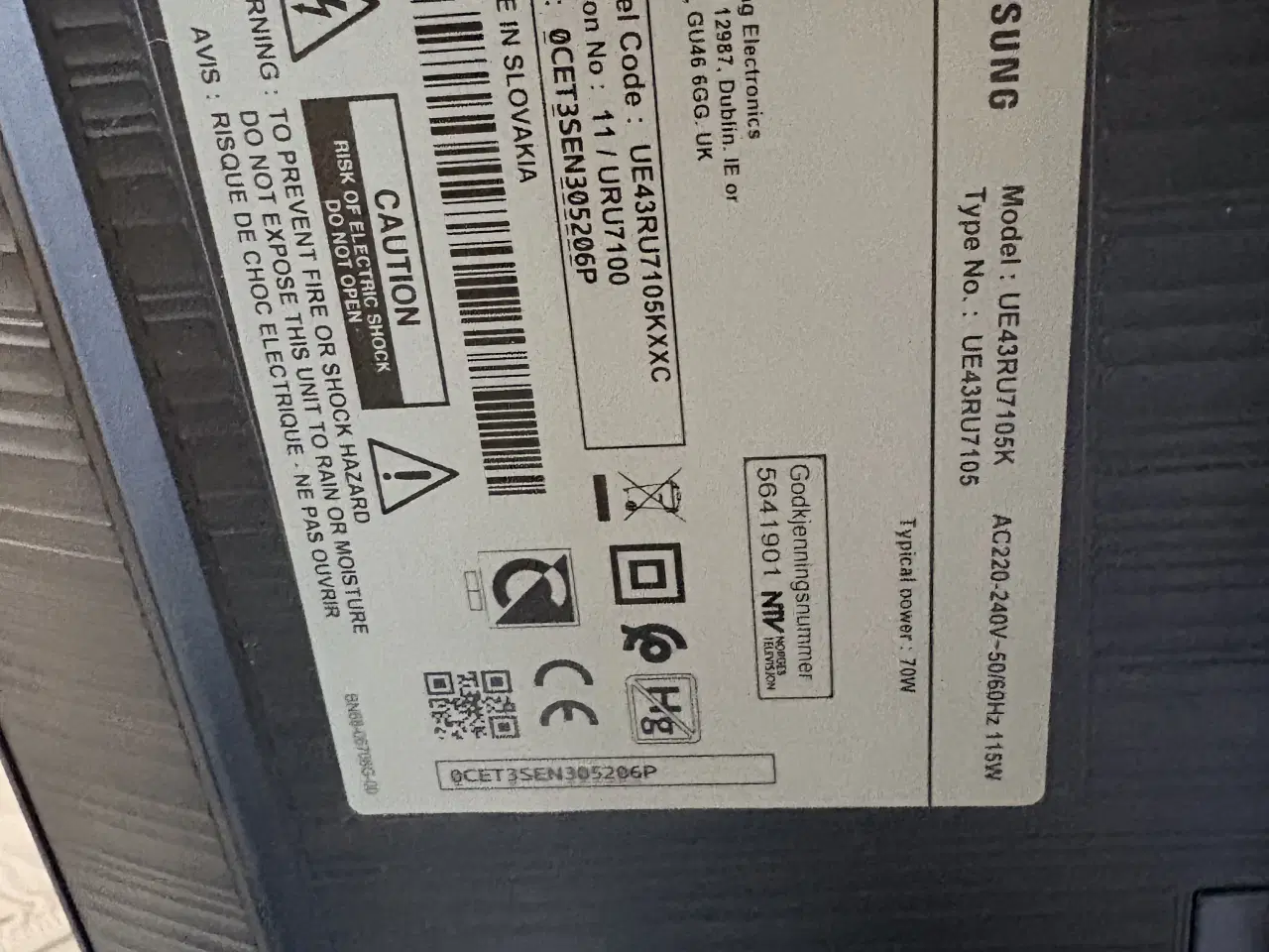 Billede 1 - Samsung TV 