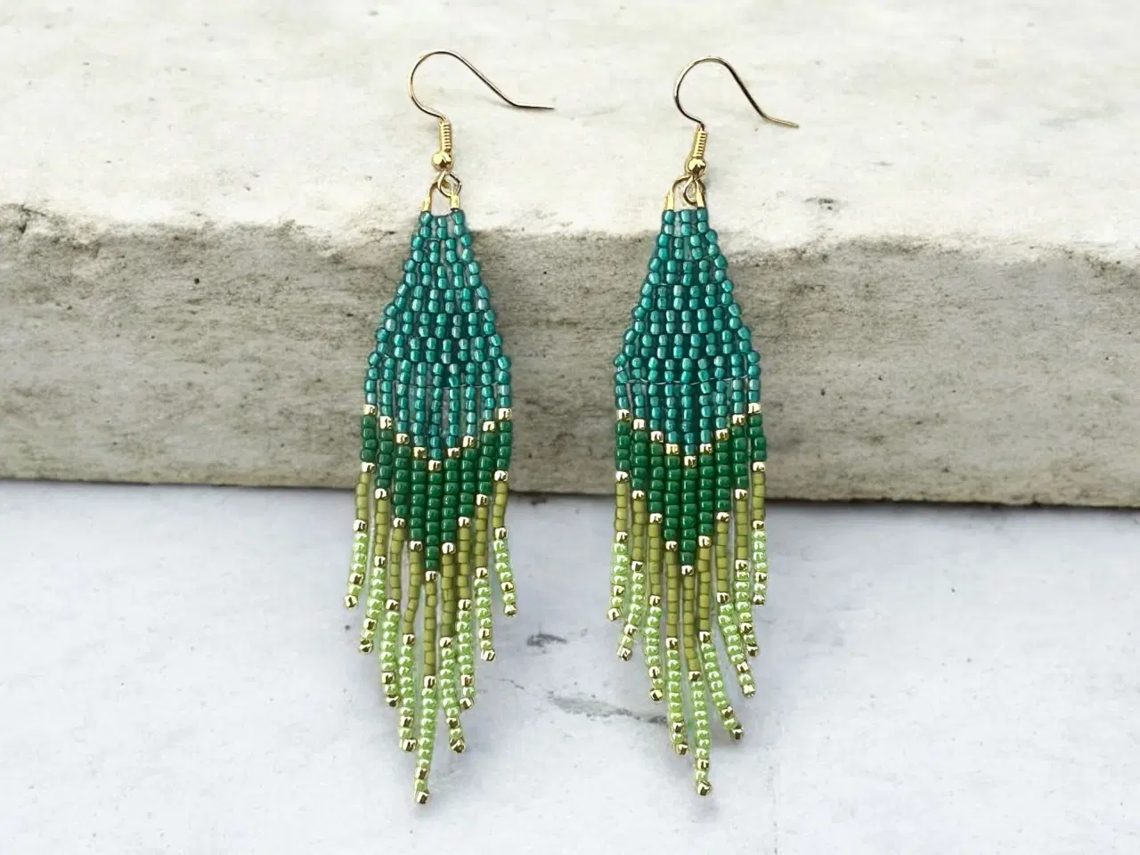 Billede 2 - Grønlandske øreringe, håndlavede 