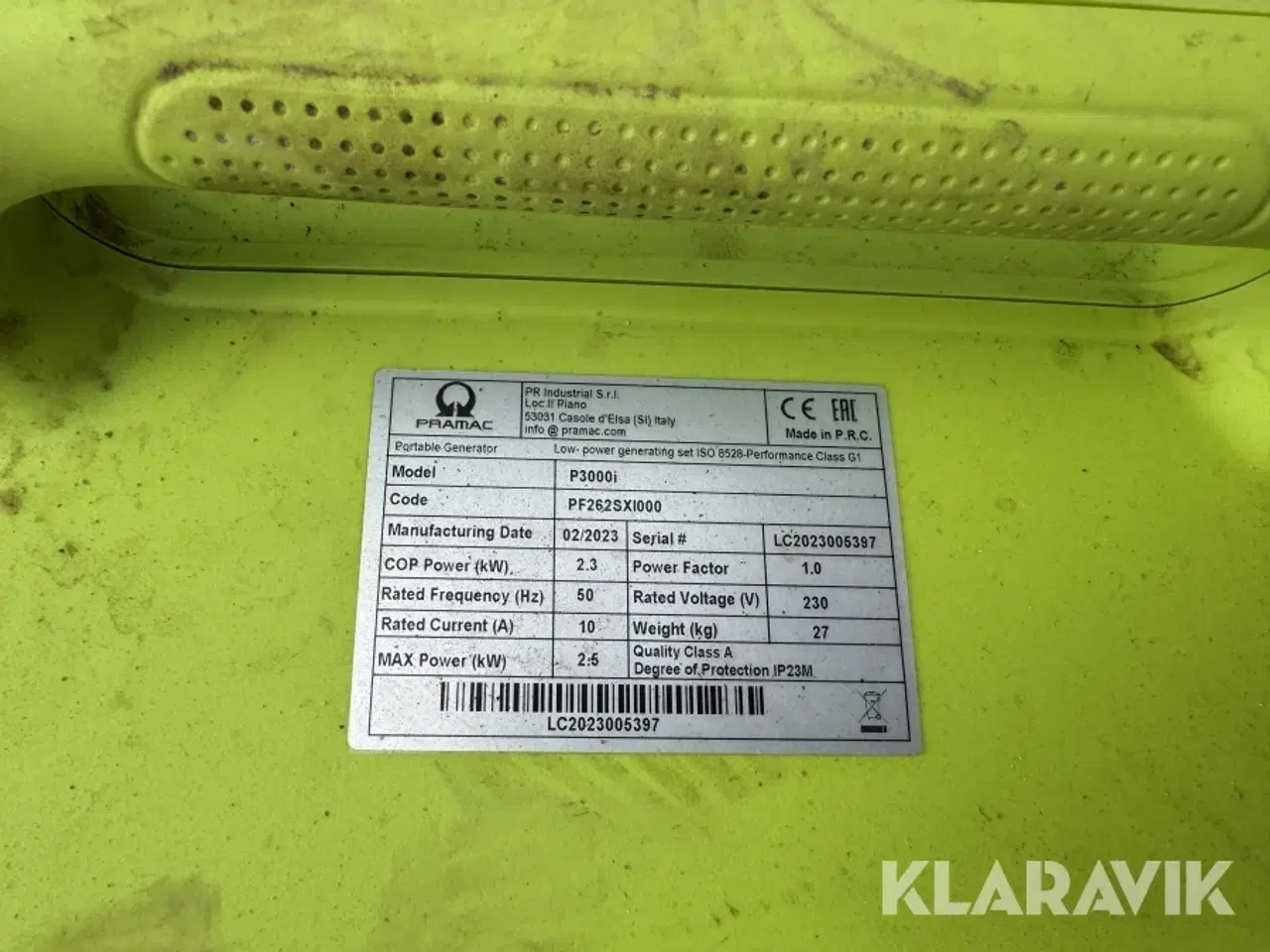 Billede 5 - Generator & dykpumpe KGK P3000i