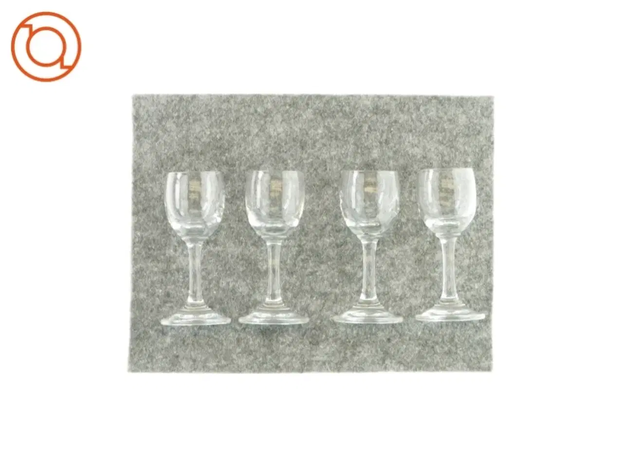 Billede 1 - Snapse glas i klart glas (4 stk.)