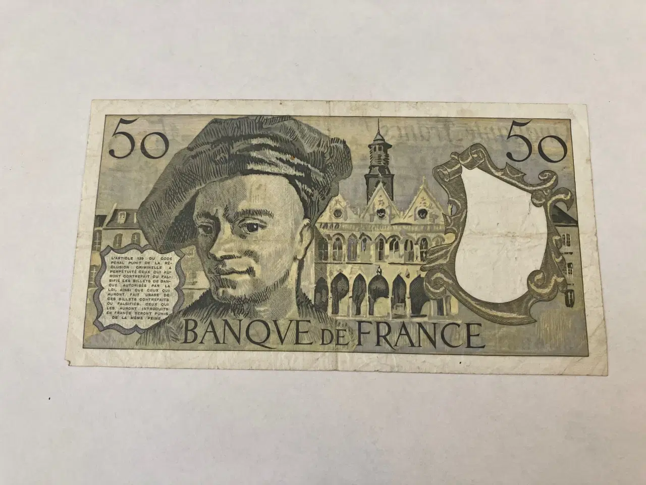 Billede 2 - 50 Francs France 1990