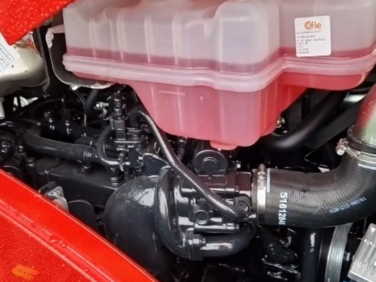 Billede 8 - Case IH Farmall 75 A Med frontlift og koblingsfrit vendegear og brede hjul.