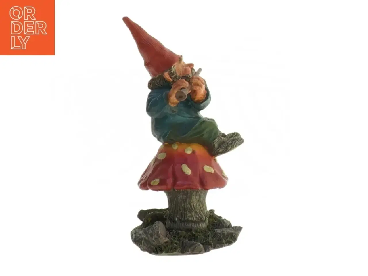 Billede 3 - Dekorativ figur af nisse (str. 12 cm)