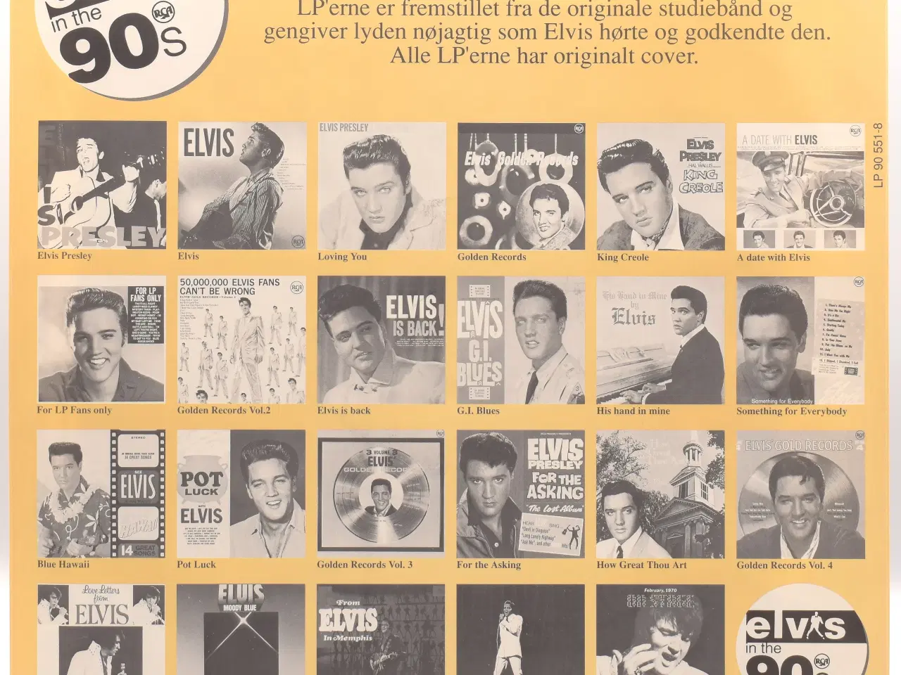 Billede 4 - Elvis Presley - Danske Singlehits - DK 1991 EX/EX